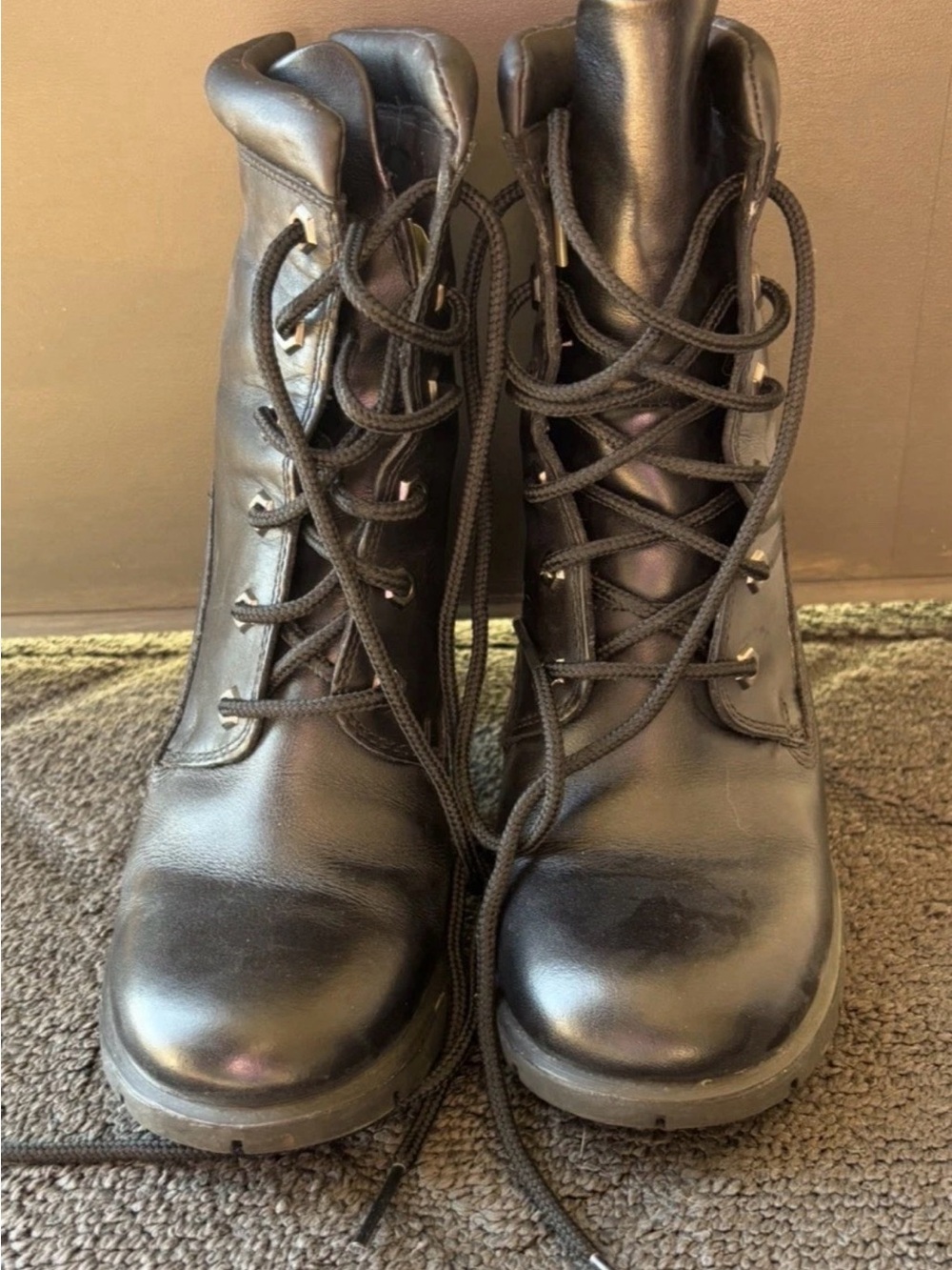 Timberland Allington Heights 3 inch heeled Women's Boots, Size 7,